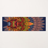 Tribal Warrior King ritueel masker Yogamat (Achterkant (horizontaal))