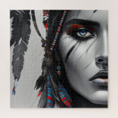 Tribal Warrior Legpuzzel (Verticaal)