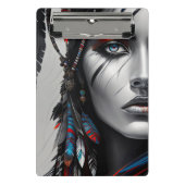 Tribal Warrior Mini Klembord (Voorkant)