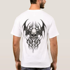 Tribal Warrior Skull Crest T-shirt