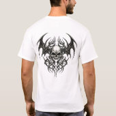 Tribal Warrior Skull Crest T-shirt (Achterkant)