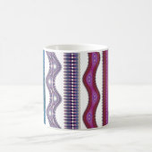 Tribal Wave Pattern Coffee Mug  Koffiemok (Center)