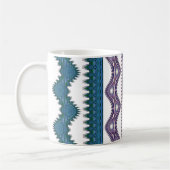 Tribal Wave Pattern Coffee Mug Koffiemok (Links)