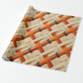 Tribal Weave Artistry Moja Cadeaupapier (Uitgerold)