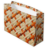 Tribal Weave Artistry Moja Gift Bag Groot Cadeauzakje (Achterkant Gekanteld)