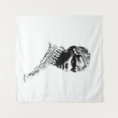 Tribal Weddenschap Wandkleed (Voorkant (horizontaal))