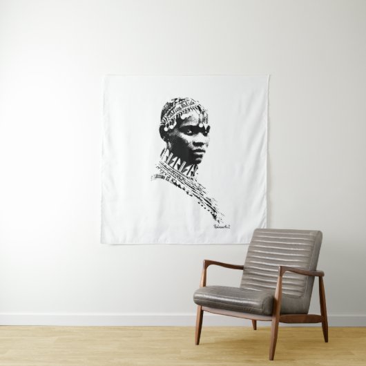 Tribal Weddenschap Wandkleed (In situ)