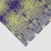 Tribal Western Paarse Patroon Bull Skull Tissuepapier (Detail)