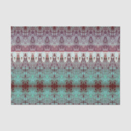 Tribal Western Patroon Blauwgroen Bull Koe Skull L Tissuepapier