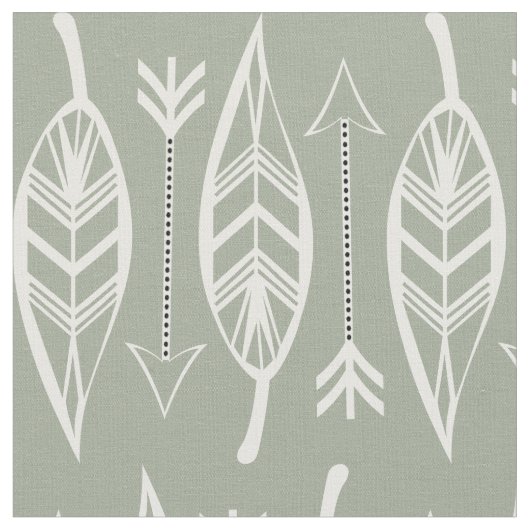 Tribal White Stof (Close Up)