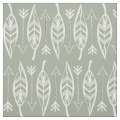 Tribal White Stof (Swatch)