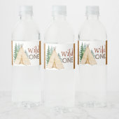 Tribal Wild Een tipi 1e Waterfles Labels Waterfles Etiket (Flessen)