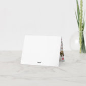 Tribal Wild One Baby shower dank u nota Bedankkaart (Achterkant)