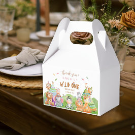 Tribal Wild One Safari Woodland Verjaardag Bedankdoosjes