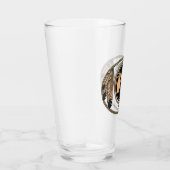Tribal Wolf Art Glasses Metis Flag Drinkware Glas (Rechts)