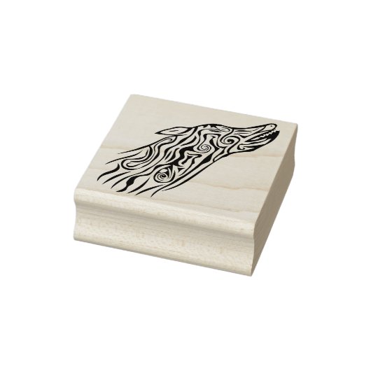 Tribal Wolf Art Stempel (Stempel)