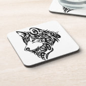 Tribal Wolf Bier Onderzetter (Linkerzijde)