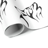 Tribal Wolf Cadeaupapier (Rol Hoek)