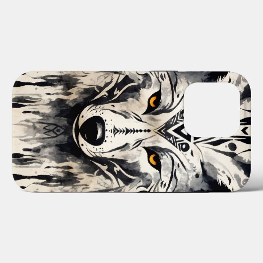 Tribal Wolf Case-Mate iPhone Case (Achterkant (horizontaal))