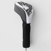 Tribal Wolf Golfheadcover (Schuin)
