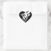 Tribal Wolf Hart Sticker (Tas)