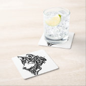 Tribal Wolf Kartonnen Onderzetters (Insitu)