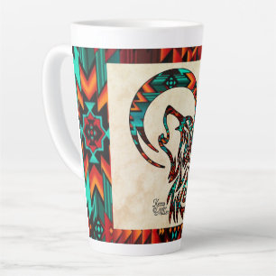 Tribal Wolf Latte Mok