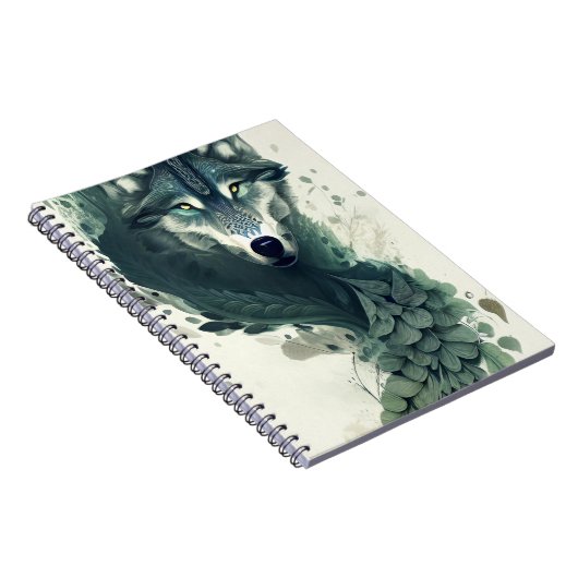 Tribal Wolf Notitieboek (Rechterzijde)