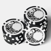 Tribal Wolf Poker Chips (Opstapeling)