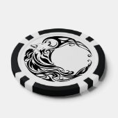 Tribal Wolf Poker Chips (Enkel)