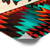 Tribal Wolf Poster (Hoek)