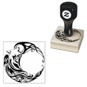 Tribal Wolf Rubberstempel (Gestempeld)