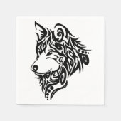 Tribal Wolf Servet (Voorkant)