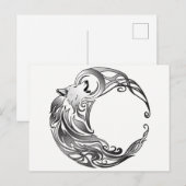 Tribal Wolf - Shaded Briefkaart (Voorkant / Achterkant)