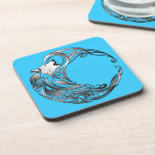 Tribal Wolf - Shaded Drankjes Onderzetter (Linkerzijde)