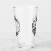 Tribal Wolf - Shaded Glas (Rechts)