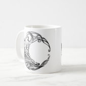 Tribal Wolf - Shaded Koffiemok (Voorkant links)