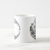 Tribal Wolf - Shaded Koffiemok (Center)