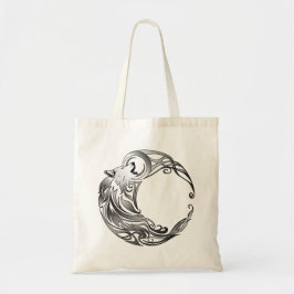 Tribal Wolf - Shaded Tote Bag
