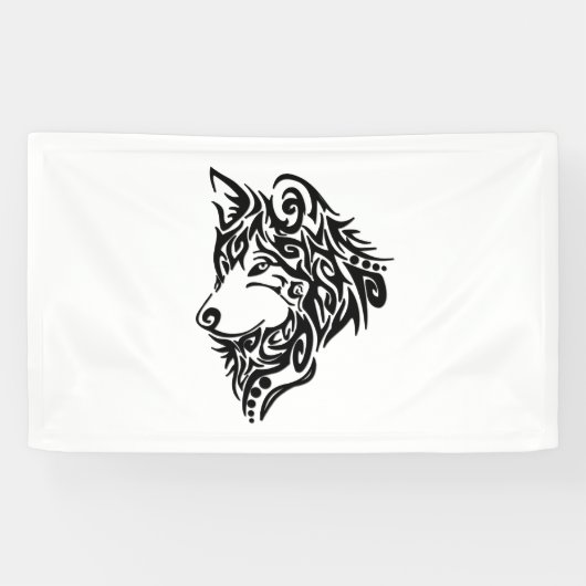 Tribal Wolf Spandoek (Horizontaal)
