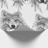 Tribal Wolf Spirit Cadeaupapier (Hoek)