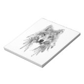 Tribal Wolf Spirit Notitieblok (Linkerzijde)