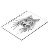 Tribal Wolf Spirit Notitieboek (Linkerzijde)