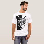 Tribal Wolf Style T-shirt (Voorkant volledig)