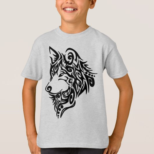 Tribal Wolf T-shirt (Voorkant)