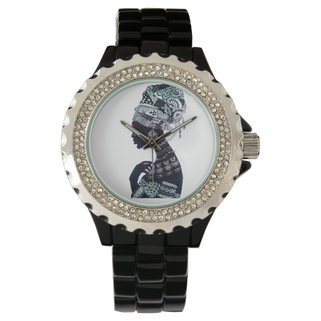 Tribal Women Design Horloge (Voorkant)