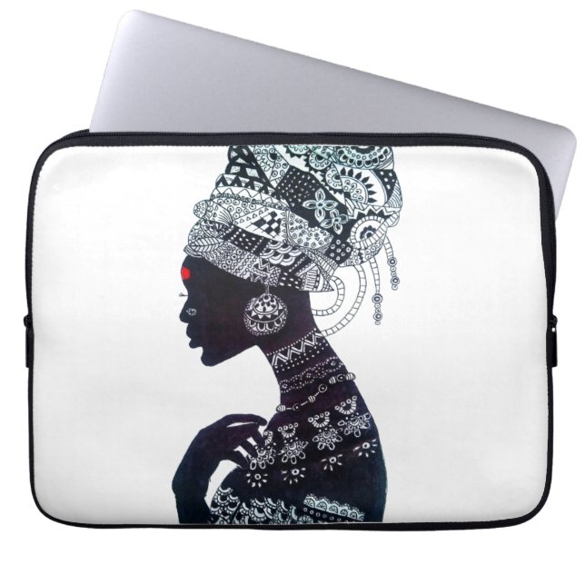 Tribal Women Design Laptop Sleeve (Voorkant)