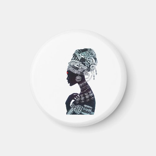 Tribal Women Magneet (Voorkant)