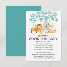 Tribal Woodland Animals Baby shower Boek voor Baby