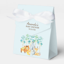 Tribal Woodland Animals Baby shower Favor Box Bedankdoosjes